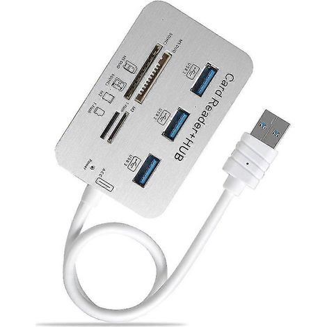 Usb Hub 3.0 Usb Splitter 3 Ports Extensor Multi Usb Extension Multiple 3 0 Hub Sd Card Reader Usb3.0 (1/5)