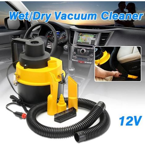 12V Aspirateur VCA Humide/ Sec Portable Turbo Poussiere Voiture Auto Camping car (1/4)