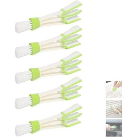 5 Brosses de Nettoyage de Voiture, Brosses Souples pour Tableau de Bord,Outils de Nettoyage de Voiture Multifonctionnels adaptés pour les Moteurs, les Roues, les Lntérieurs, Les Garnitures, les évents (1/5)