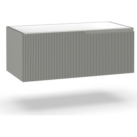 Base portalavabo 1 cestone ZIP grigio opaco (1/2)