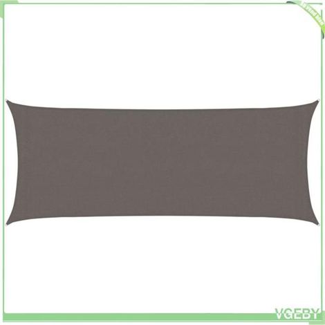 Voile d'ombrage - FAFEICY - 311065 - 2 x 4,5 m - PEHD 160 g/m² - Anthracite (1/5)