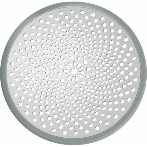 Stainless Steel Shower Drain Strainer, Rustproof, Anti-Clog, Easy to Clean, for Bathroom, Kitchen, Bathtub - Silver (1/5)