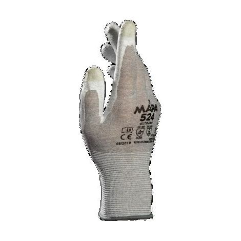 Gants Mapa ULTRANE 524 taille 6, Sécurité ESD, 1 Paire, Gris ( Prix pour 1 paire )