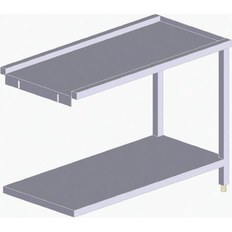 Table de Sortie Gauche/Droite Inox 120 cm pour Lave-Vaisselle - AFI Collin Lucy (1/2)