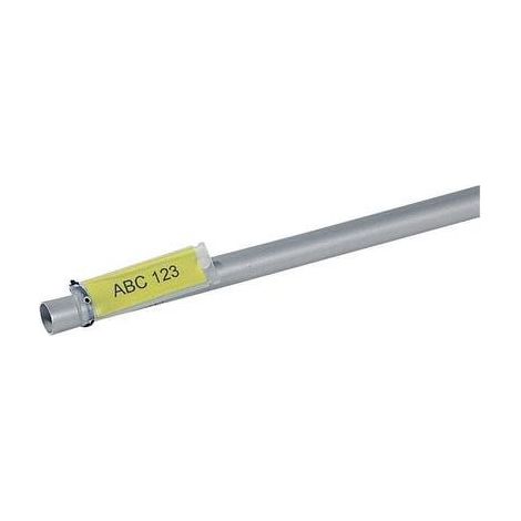 HellermannTyton 526-01714 HFX12-35P-SP-YEWH Etichetta per cavi Helafix 35 x 12 mm Colore campo di marcatura: Giallo Num (1/3)