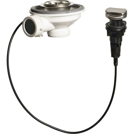 Siebkorb-Exzentergarnitur 6/4 Zoll mit Drehknopf Chrom
