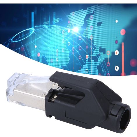 Lot de 4 connecteurs réseau étanches RJ45 1P07-RJ45 pour adaptateur industriel (1/5)