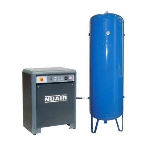 Compresseur d'air à piston insonorisé marche lente 3 CV 100 L NUAIR (1/2)