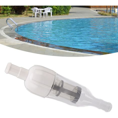 Filtre en ligne 48 080 avec écran en acier inoxydable et 2 bouchons D15 pour nettoyeur de piscine Polaris (1/5)