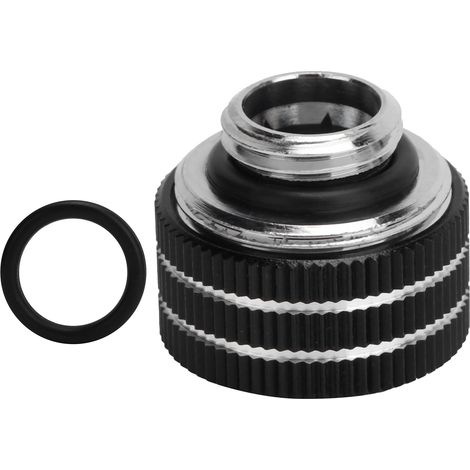 Adaptateur pour Refroidissement PC à Eau, Tubes Rigides, Accessoires Ordinateur HYGKNT14MM (Noir) (1/5)