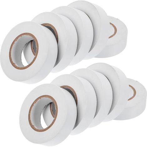 Lot de 10 rubans isolants électriques en PVC pour usage extérieur et (1/5)