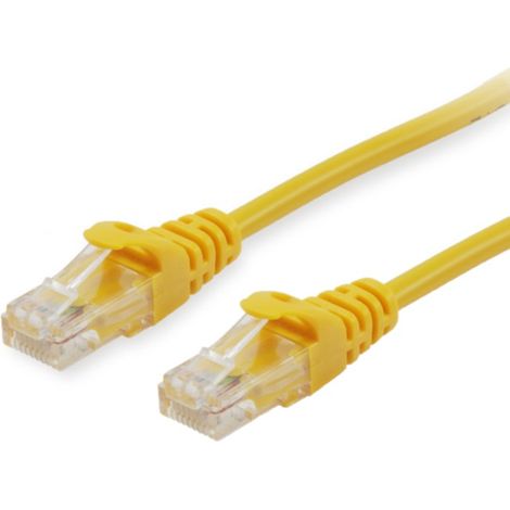 Equip Patchkabel Cat6A UUTP 2xRJ45 0.15m gelb