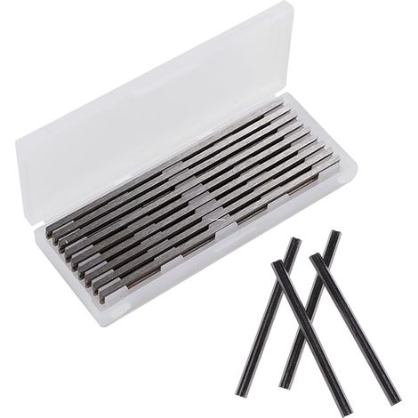 Lames de rabot - 82 mm - Carbure réversible - 10 pièces