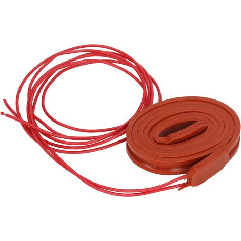 Eosnow 80W Silikonheizgürtel wasserdichte flexible Heizung Wrap Selbstkontrolltemperatur wärmer DC12V