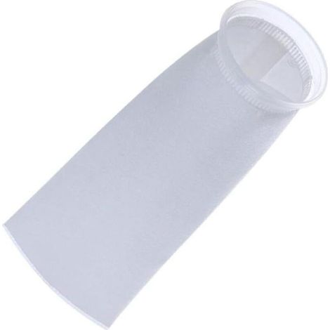 Chaussettes filtrantes pour bassin - 1 micron - Blanc thermocollé - Pour fontaine d'eau de jardin (100 um) (1/5)
