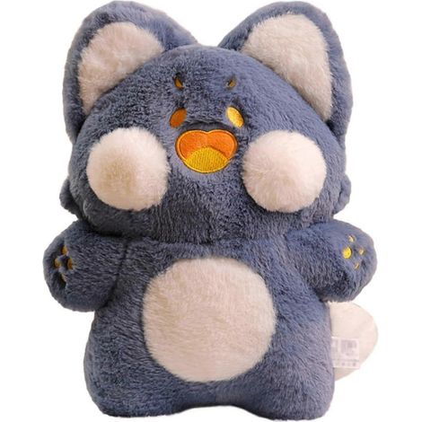Kawaii-Katzenplüschtier, weiches Katzenkissen, süßes Katzengeschenk für Freundin und Kinder (30 cm) (1/5)