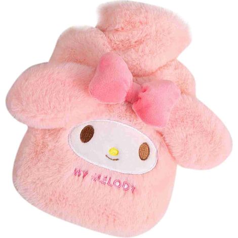 Bouillotte 1000ml en peluche douce, grande capacité, amovible, motif cartoon, chaufferette hivernale avec chargeur Type C, couverture chauffante portable et réutilisable. (1/5)