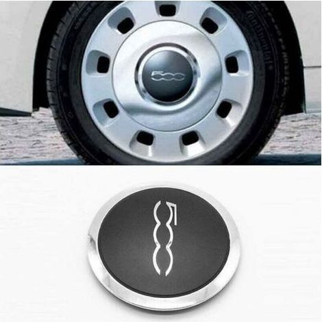 Enjoliveur de roue 133mm Fiat 500 Enjoliveur de roue argenté.. (1/3)