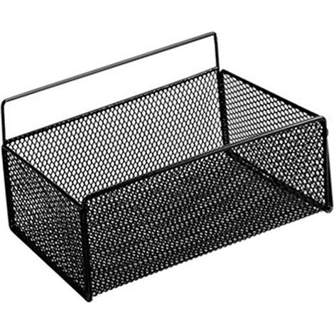 Organisateur mural de cuisine 26x15x14cm, égouttoir mural sans perçage pour oignons, gingembre, ail et épices (1/5)