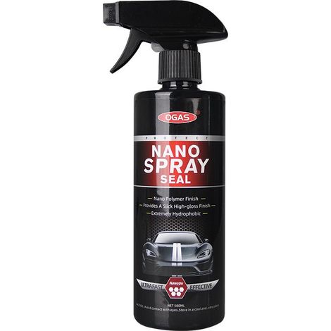 Agent de nano-revêtement automobile OGAS, rehausseur de cristaux pour peinture automobile, éclaircissant, détachant, hydrofuge, imperméabilisant à action rapide, 500 ml