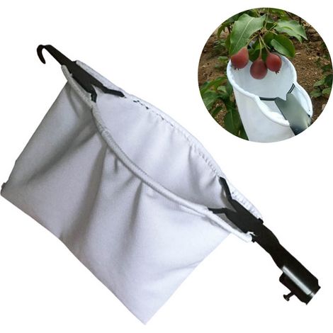 Pince à fruits métallique portable, cueille-fruits récolteur, outil de jardinage pour récolte manuelle, captureur de fruits léger. (1/5)