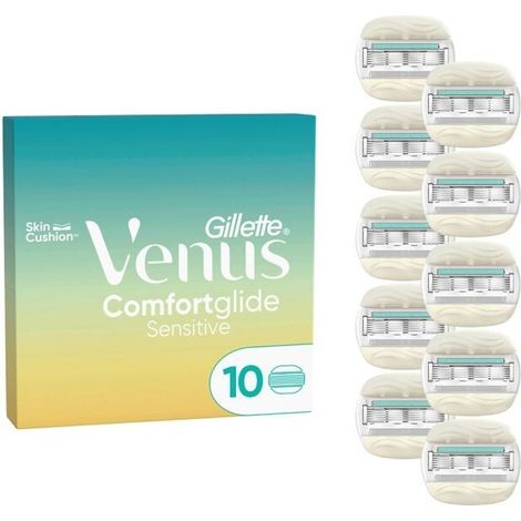 Gillette Venus Comfortglide Sensitive Systemklingen Ersatzklingen 10er