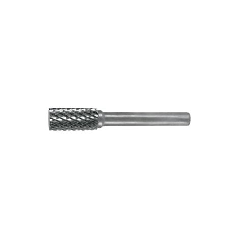 Fresa rotativa ZYA D.8mm Long. cabeza 18mm Vástago D.6mm HM Dentado cruzado TECWERK (1/2)