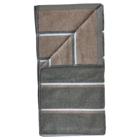 Zone Denmark - Sauna Towel 100x50 cm - Olive Green, Taupe, Blue Fog