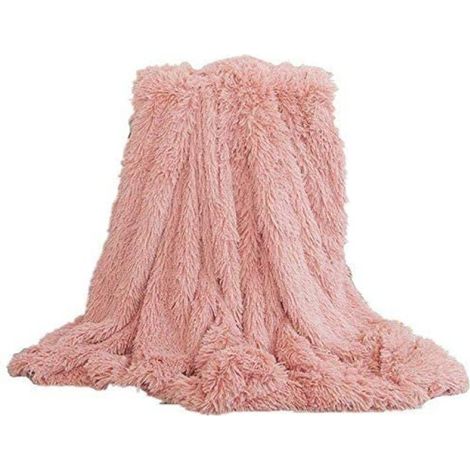 1 Couverture, aspect fourrure, microfibre polyester, antidérapante, imperméable, pour canapé lit fauteuil (1/5)