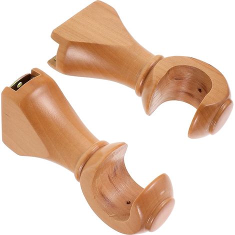Pices Support Bois pour Tringle Rideaux Fixation Murale pour (1/5)