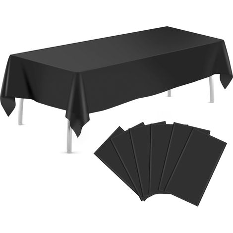 6 nappes jetables 137 x 274 cm, imperméables, pour fêtes et événements (1/5)