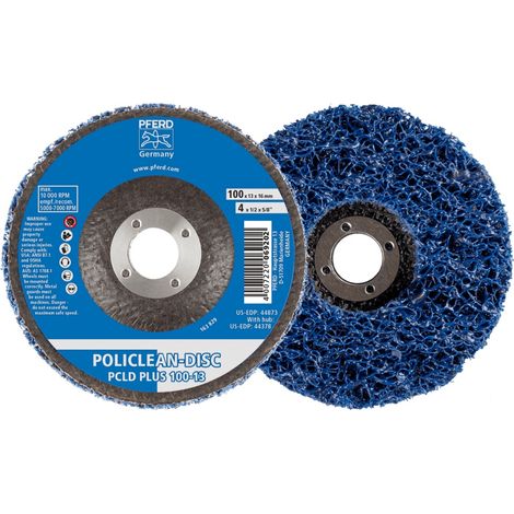 PFERD TOOLS POLICLEAN PLUS PCLD Reinigungsvlies Ø 100x13 mm Bohrung Ø 16 mm für grobe Reinigungsarbeiten 5 Stk (1/5)