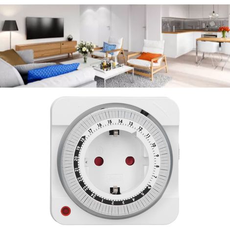Automatischer Timer, Netzteil, automatischer Steuerschalter, elektromechanische Timer-Steckdose, europäischer Standard 230 V (1/5)