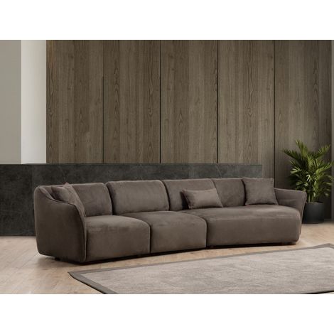 4-Sitzer Sofa Mentis Braun - Subtile Ecke (1/5)