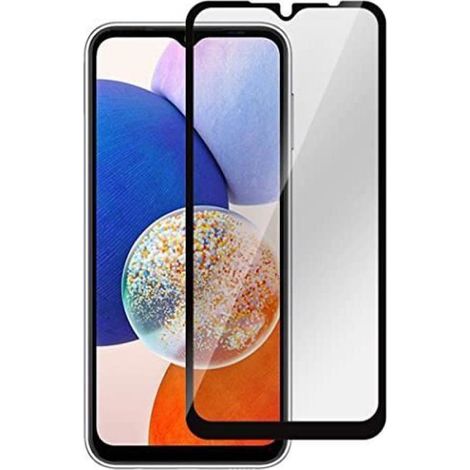 Coque Intégrale - Verre Trempé - Pour Samsung Galaxy A14 4G A14 5G F14 - Noir - 1 Pièce