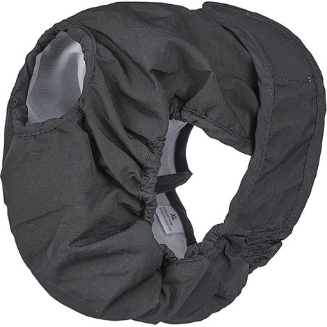 Washable Dog Diapers, Hygienic Underwear for Heated Dogs, 5 Sizes XS to XL, Suitable for All Dogs (M: 40-55 cm, Black) (1/5)