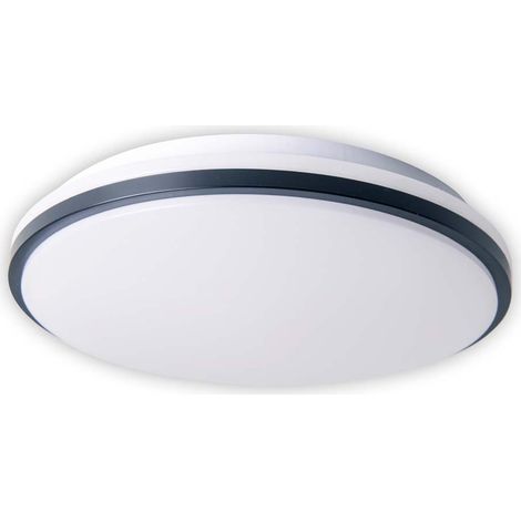 Deckenleuchte Wohnzimmerleuchte Deckenlampe rund weiß Dimmer LED D 30,5 cm