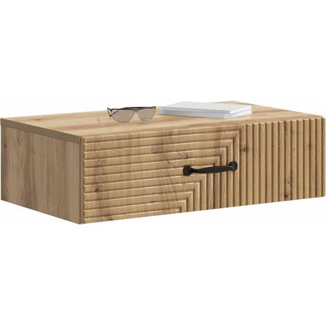 Maison Exclusive - Tavolino da Parete Laterale Rovere Artigianale