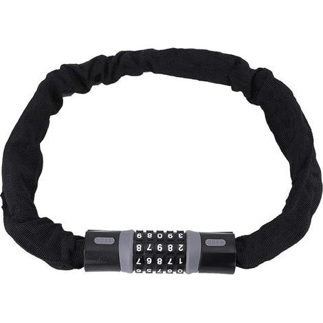 Candado de bicicleta con contraseña de 0,9 m, candado de cadena portátil eléctrico para bicicleta de montaña, accesorios para bicicleta, candado de bicicleta con número. (1/5)