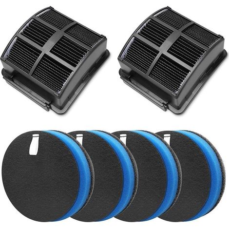 Kit de filtres de rechange pour aspirateur Bissell 2998 2999 2849 3000 3057 2849 28524, pièce  1625641 (2 filtres HEPA, 4 filtres en mousse et feutre) (1/5)