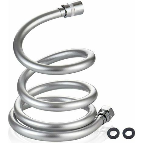 royaluxe -Flexible de douche　Tuyau de Douche 3m pouces Flexible Anti Torsion,Tuyau de douche à main de rechange Accessoires de douche, Standard G 1/2 (1/5)