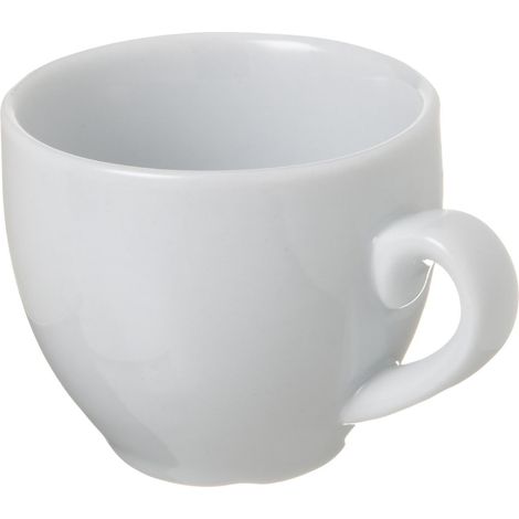 Tasse à café sans Assiette, Porcelaine, Blanc