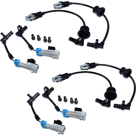 sensores de velocidad de rueda ABS delanteros y traseros para Captiva, Equinox y Saturn (96626078 y 96626080)