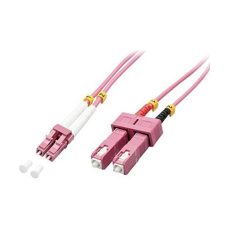Câbles réseau et DAC LINDY Optic Cable LC/SC OM4 20m 50/125 Multimode (1/2)