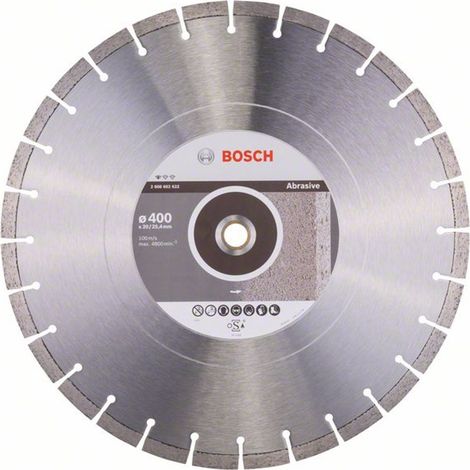 Diamanttrennscheibe Standard for Abrasive, 400 x 20,00/25,40 x 3,2 x 10 mm (1/5)