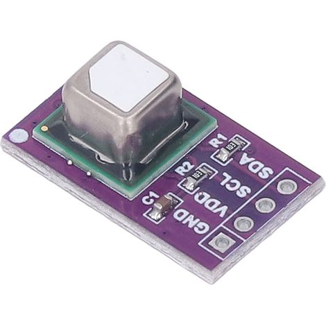 Capteur CO2 SCD40 400-2000ppm, module de détection gaz avec température et humidité intégrées, communication I2C, carte violette, modèle fournisseur MRS125A. (1/5)