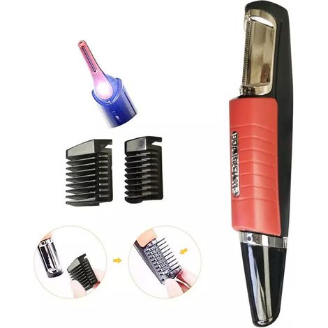 Rasoir électrique homme double tête tondeuse multifonction antidérapant kit de rasage rechargeable étanche voyage (1/5)