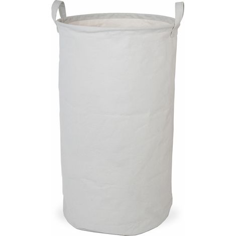Cesto porta biancheria bucato salvaspazio 60 lt grigio mod. Pod