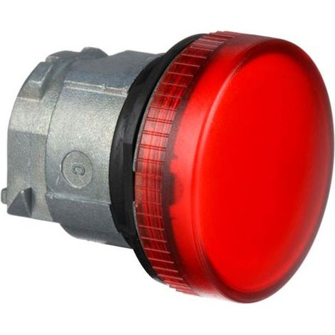 Cabeza con lámpara BA9s rojo