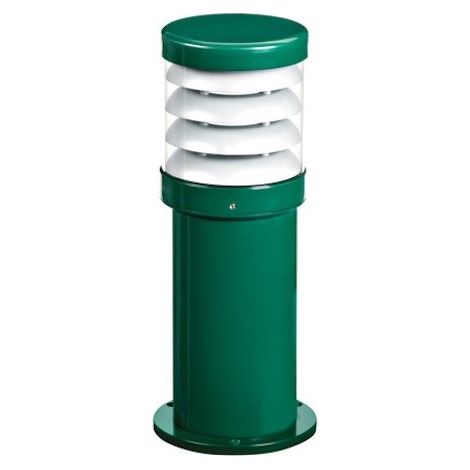 Aric – Borne d'extérieur IP65 IK07 35cm – Compatible E27 jusqu'à 70W – Finition verte élégante – 3124